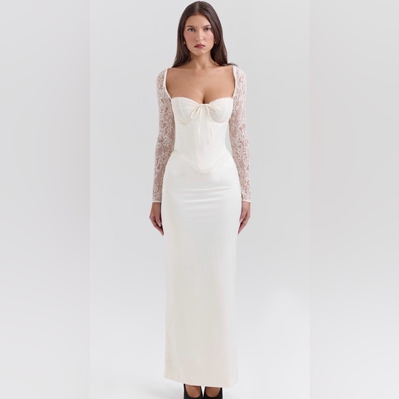 House of CB Dresses & Skirts - House of CB Perdi Satin Maxi Dress NWOT